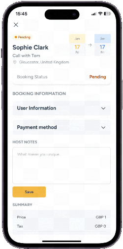 Open the Cavago Host App – Easy, right You probably already have it on your phone, but if not, grab it from the App Store or Google Play. (4)-1