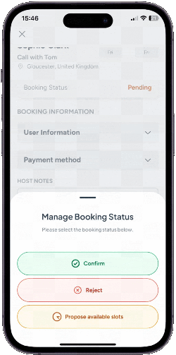 Open the Cavago Host App – Easy, right You probably already have it on your phone, but if not, grab it from the App Store or Google Play. (5)-1